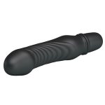 10 Titreşim Modlu Realistik Başlıklı Mini Silikon Vibratör - Stev (Siyah) - Görsel 4