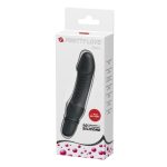 10 Titreşim Modlu Realistik Başlıklı Mini Silikon Vibratör - Stev (Siyah) - Görsel 8
