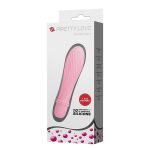10 Titreşim Modlu Spiral Desenli Mini Silikon Vibratör - Solomon (Pembe) - Görsel 7