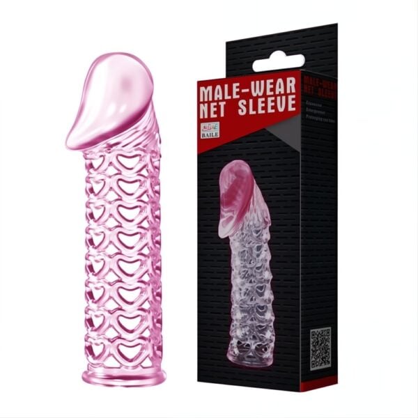 11,5 cm silikon şeffaf penis kılıfı.