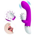 12 Fonksiyonlu Titreşimli Klitoris Dil Uyarıcılı Teknolojik Vibratör - Sheila - Görsel 2