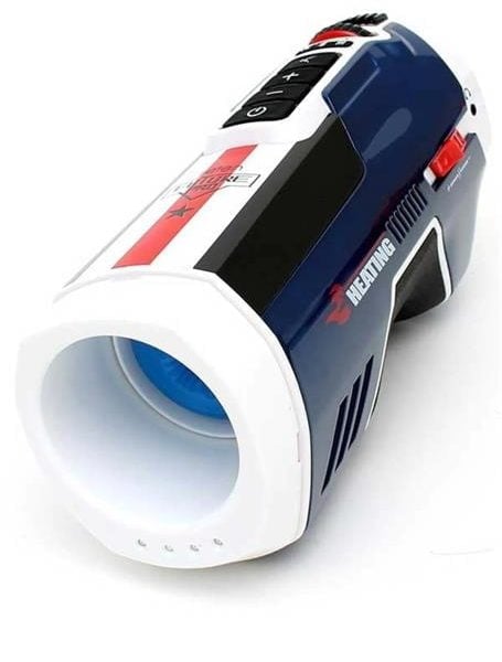 12 V şarjlı sesli ısıtmalı ileri geri hareketli titreşimli emme vakum ayarlı mastürbatör - Leten.