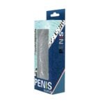 14 cm damarlı uzatmalı şeffaf silikon penis kılıfı.