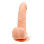 15 cm Belden Bağlamalı Gerçekçi Titreşimli 360° Oynar Başlı Dildo Vibratör Penis - Görsel 4