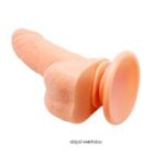 15 cm Belden Bağlamalı Gerçekçi Titreşimli 360° Oynar Başlı Dildo Vibratör Penis - Görsel 6