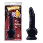 18 cm Belden Bağlamalı Gerçekçi Zenci Dildo Penis