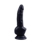 18 cm Belden Bağlamalı Gerçekçi Zenci Dildo Penis
