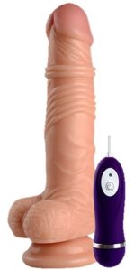 19 cm Belden Bağlamalı Titreşimli Realistik Dildo Penis Set