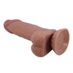 19,4 cm Kıkırdak Yapılı Çift Katmanlı Gerçekçi Dildo Penis