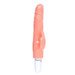 20 cm Klitoris Uyarıcılı Titreşimli Vibratör Dildo Penis - Görsel 3