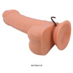 21 cm Kumandalı Belden Bağlamalı 360° Oynar Başlı Titreşimli Vibratör Realistik Penis Dildo - Görsel 7