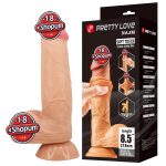 21,8 cm Kıkırdak Yapılı Çift Katmanlı Gerçekçi Dildo Penis - Najm