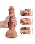 22 cm Belden Bağlamalı İleri Geri Hareketli Penis