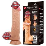 24 cm Kıkırdak Yapılı Çift Katmanlı Gerçekçi Dildo Penis - Orton