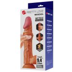 24 cm Kıkırdak Yapılı Çift Katmanlı Gerçekçi Melez Dildo Penis - Mendel - Görsel 9