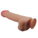 26 cm Kıkırdak Yapılı Çift Katmanlı Gerçekçi Dildo Penis - Mendel - Görsel 7