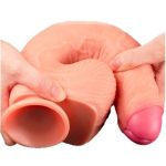 28 cm Yeni Nesil Çift Katmanlı Realistik Dildo Penis