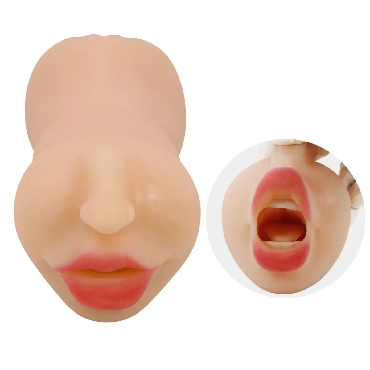 3 Boyutlu Ten Rengi Suni Oral & Vajinal Mastürbatör - Zoey | 3 boyutlu ten rengi suni oral vajinal 0c8a28 1