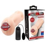 3 Boyutlu Titreşimli Suni Vajina Mastürbatör - Ruby