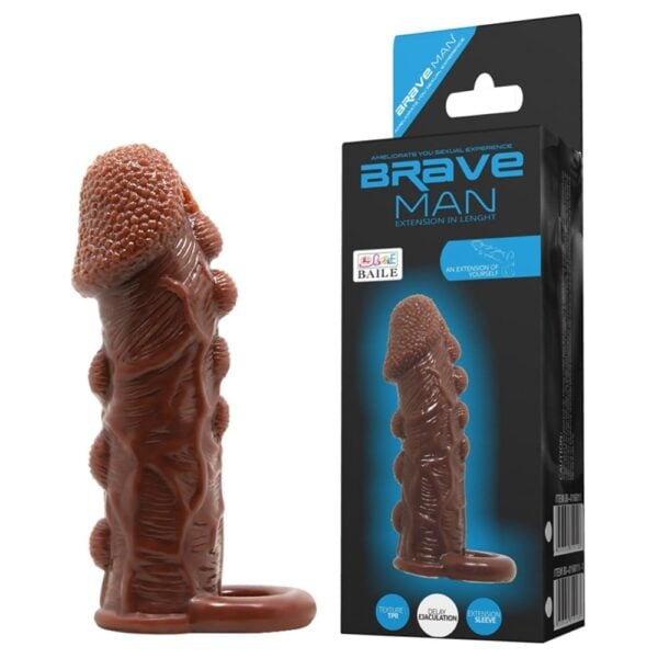 3 cm uzatmalı damarlı penis kılıfı.