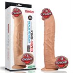 33 cm Gerçekçi Ekstra Uzun & Kalın Dildo Penis - King Sized