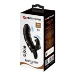4 cm dolgu uzatmalı 10 titreşimli zenci penis kılıfı prezervatif vibratör.