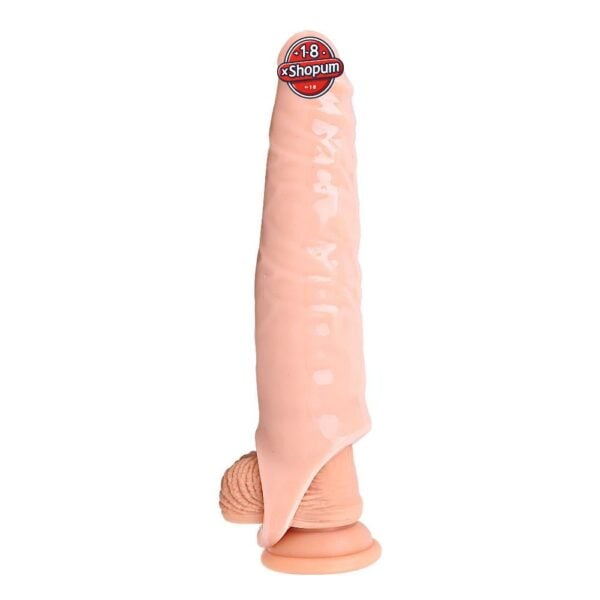 7 cm dolgulu realistik ten rengi penis kılıfı.