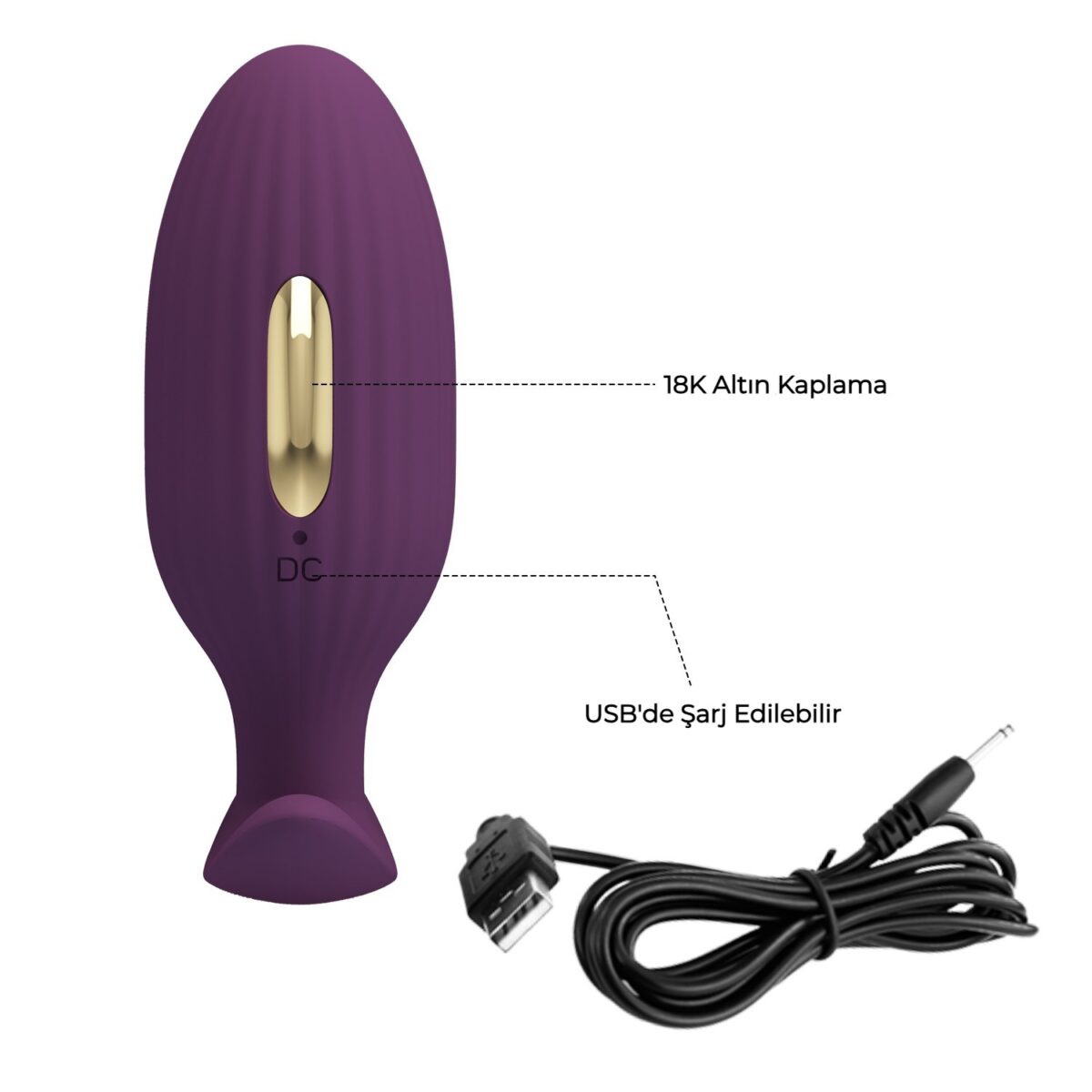 Telefon Kumandalı 12 Titreşim Fonksiyon & 3 Elektro Şoklu Teknolojik Anal Vajinal Vibratör | BI 040083HP 1 09