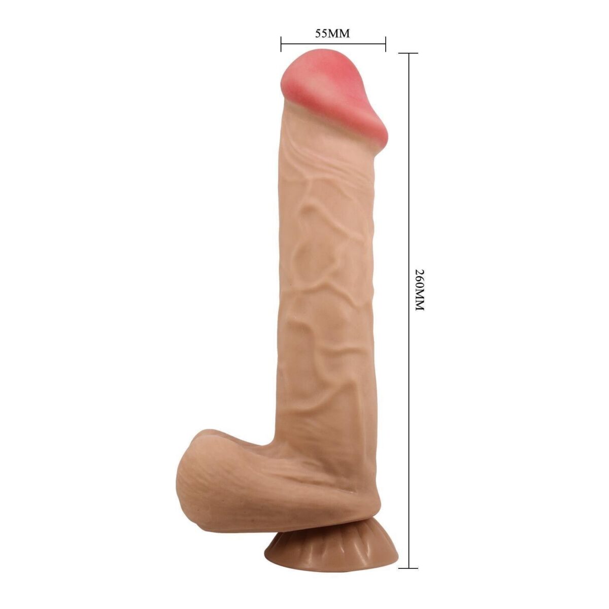 Belden Bağlamalı 26 cm Kıkırdak Yapılı Çift Katmanlı Gerçekçi Dildo Penis | belden baglamali 26 cm kikirdak yapili 0fd22e