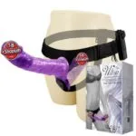 Belden Bağlamalı Çift Taraflı Titreşimli Strapon Dildo