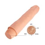 Güçlü Titreşimli 21,5 cm Realistik Vibratör Gerçekçi Penis Dildo