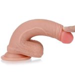 18 cm Belden Bağlamalı Çift Katmanlı Realistik Melez Penis