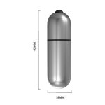 Mini Gümüş Bullet Titreşimli Vibratör - Görsel 8