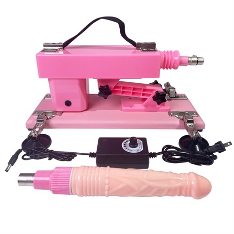 Otomatik gidip gelmeli seks makinesi pembe.