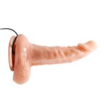 17 cm Belden Bağlamalı Gerçekçi Titreşimli Dildo Vibratör Penis - Görsel 5
