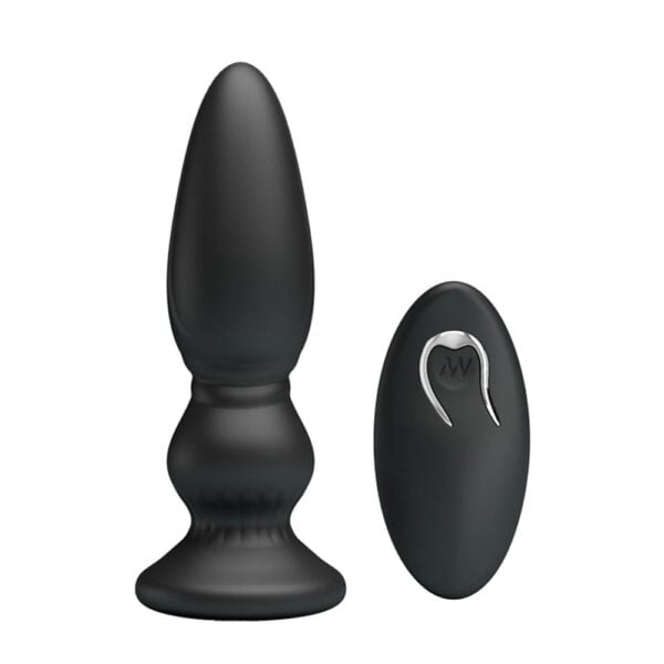 USB Şarjlı 12 Titreşim Modlu Uzaktan Kumandalı Vibratör & Anal Plug