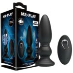 USB Şarjlı 12 Titreşim Modlu Uzaktan Kumandalı Vibratör & Anal Plug