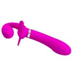 USb Şarjlı Çift Taraflı Strapon Teknolojik G-Spot Vajinal Vibratör - Görsel 5