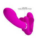 USb Şarjlı Çift Taraflı Strapon Teknolojik G-Spot Vajinal Vibratör - Görsel 8