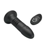 USB Şarjlı Uzaktan Kumandalı 4 Titreşim ve 4 İleri Geri Hareketli Anal Plug