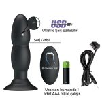 Uzaktan Kumandalı Titreşimli Döner Boncuklu Anal Plug – Beaded for Extra Pleasure - Görsel 5