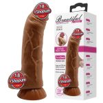 Yeni Nesil Çift Katmanlı 18 cm Realistik Dildo Penis