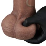 Yeni Nesil Çift Katmanlı 28 cm Realistik Dev Melez Dildo Penis