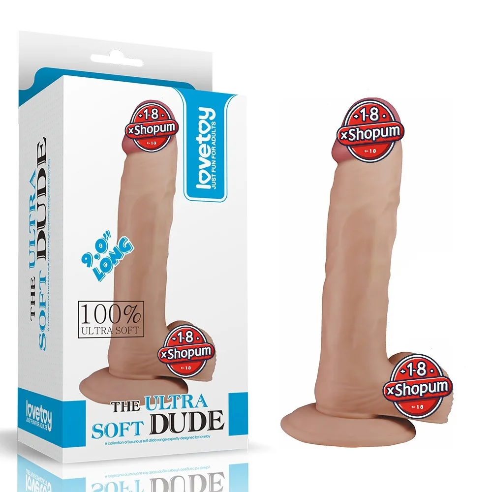 22 cm Gerçekçi Çift Katmanlı Silikon Penis