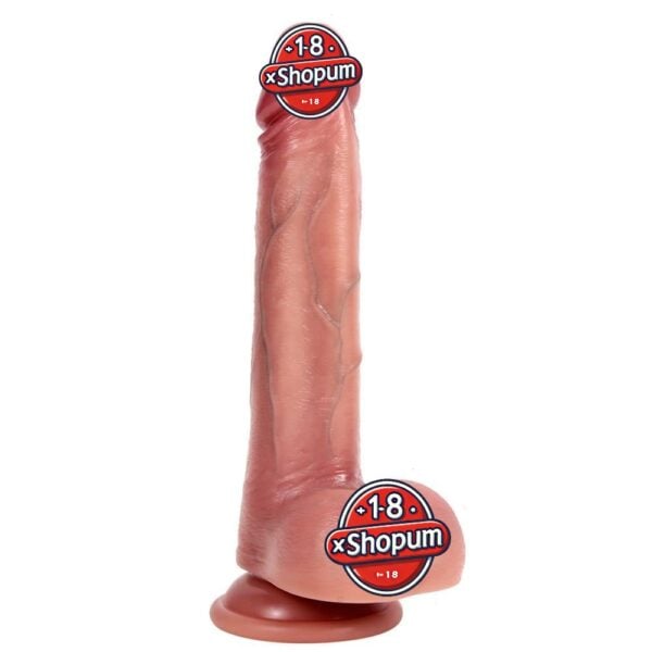 Yeni Nesil Çift Katmanlı 22 cm Realistik Dildo Penis