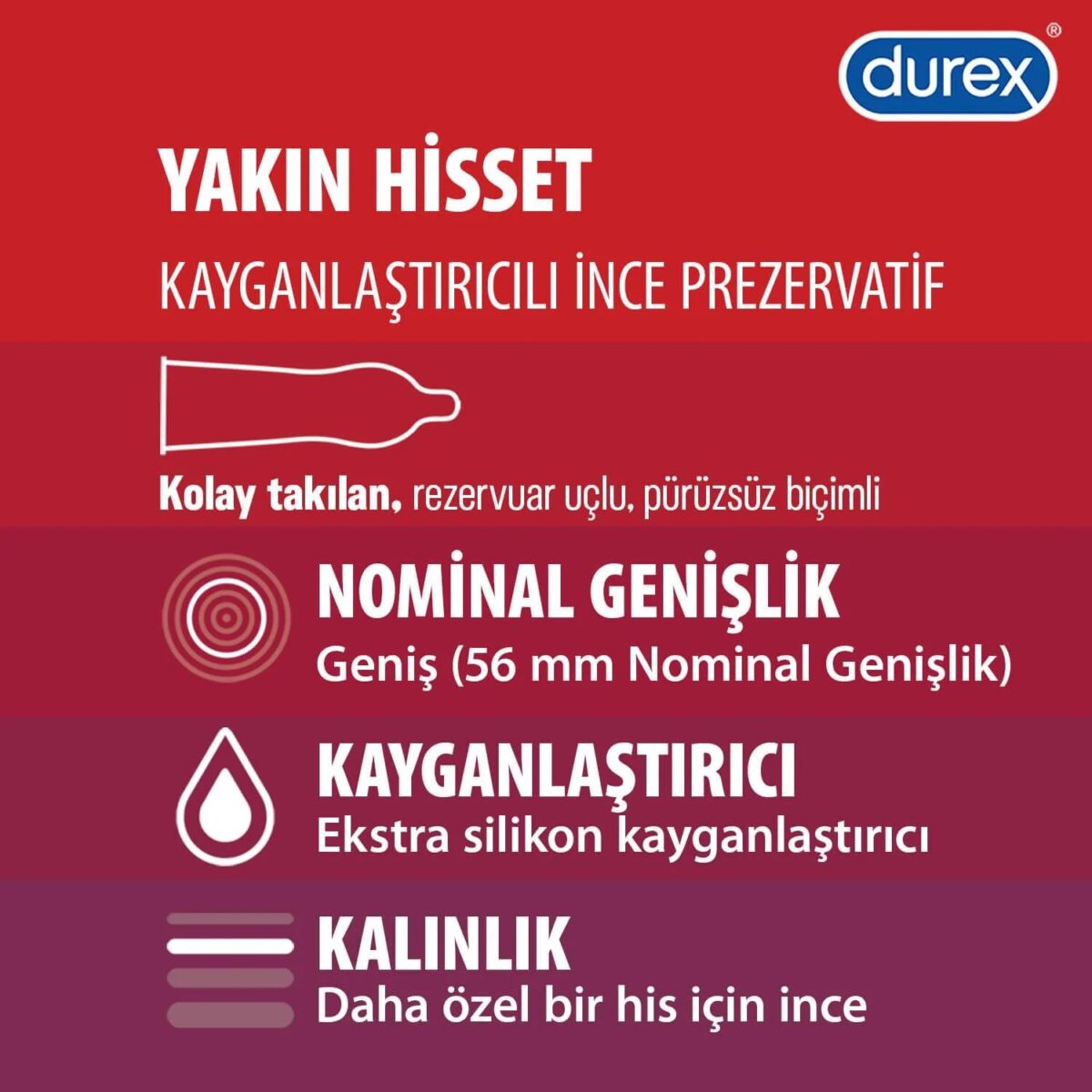 Durex Chill 30'lu karma prezervatif.