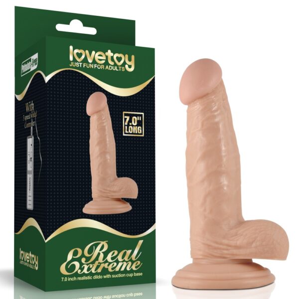 17 cm Realistik Vantuzlu Anal Vajinal Dildo Penis