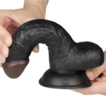 18 cm Belden Bağlamalı İçi Dolu Zenci Strapon