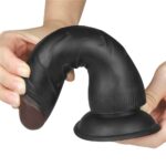19 cm Belden Bağlamalı İçi Dolu Zenci Strapon