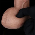 23.5 cm Belden Bağlamalı Gerçekçi Çift Katmanlı Yeni Nesil Silikon Dildo